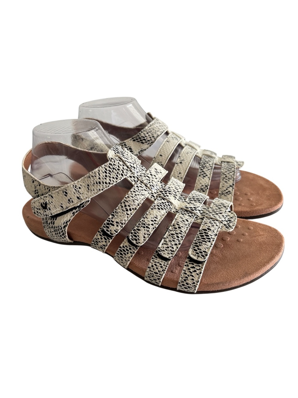 Vionic Harissa Comfort Sandals Womens Size 10 WIDE Orthopedic Adjustable Leather